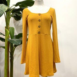 Wild Fable Mustard Long Dress